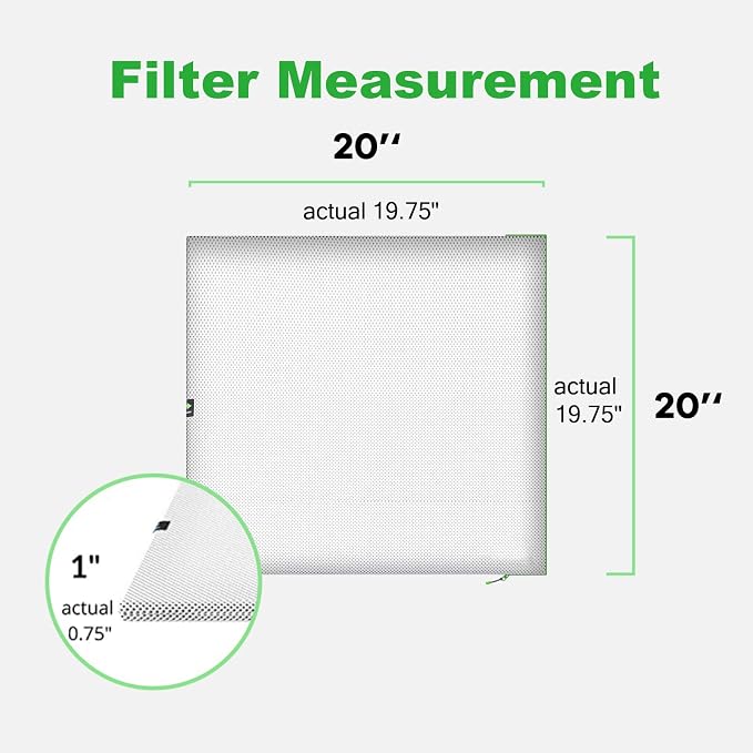 Reair 20x20x1 Air filter, Washable and Reusable Air Filter 20x20x1 - Image 6
