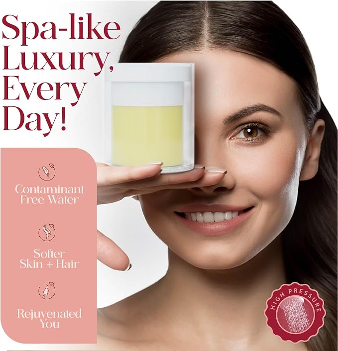 Vitamin C Shower Filter Replacement Cartridge + Shower Steamers Aromatherapy - Image 3