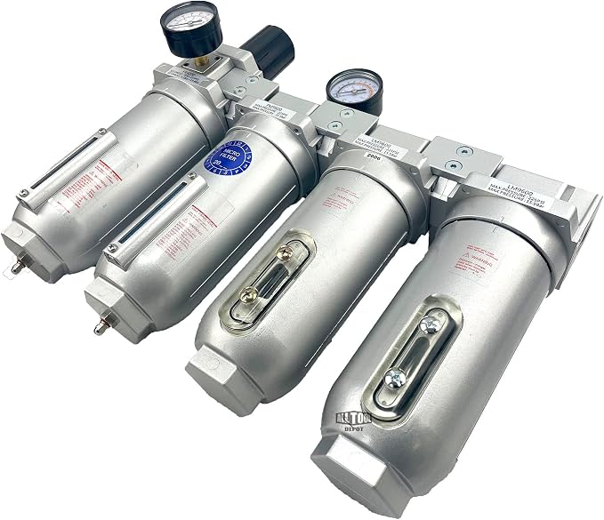 4 STAGE SUPER DUTY INDUSTRIAL GRADE ULTRA CLEAN FILTER REGULATOR COALESCING - Image 3