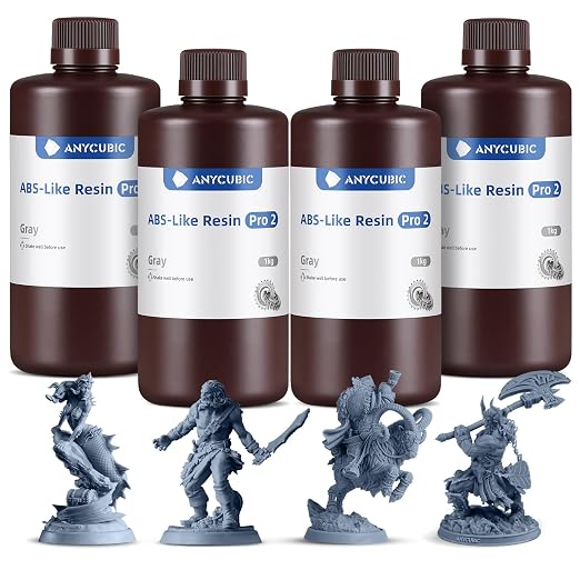 ANYCUBIC ABS-Like Resin Pro 2 Bundle, Upgraded 8K 3D Printer Resin by ANYCUBIC
