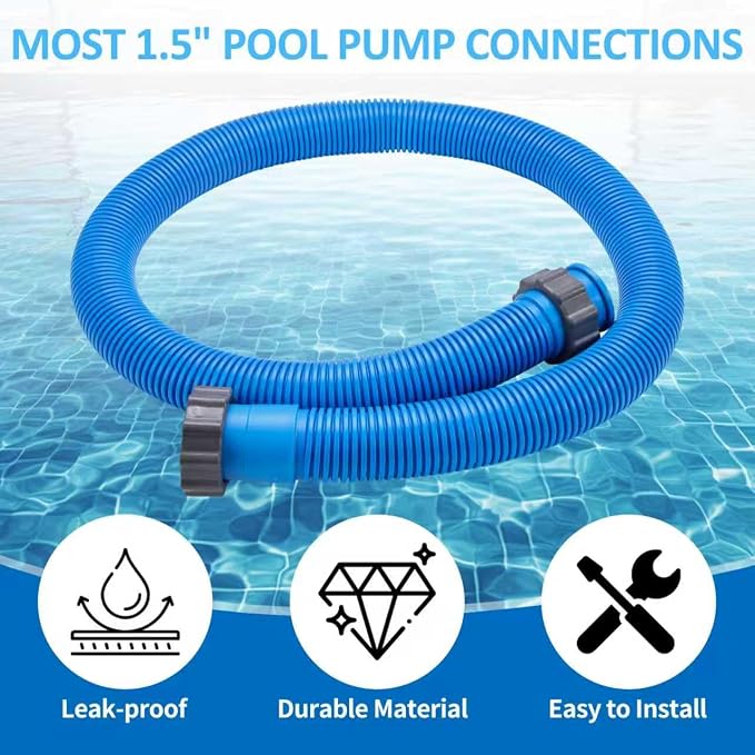 2-Pack 1.5 Inch Pool Pump Hose Replacement - Image 3