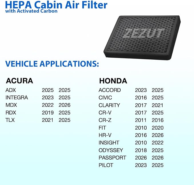 Cabin Air Filter, for Honda CR-V, Acura MDX - Image 2