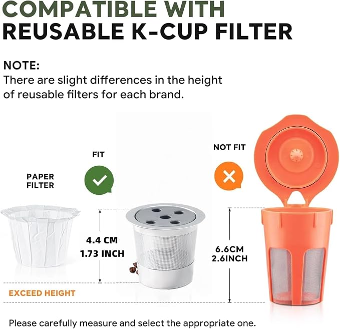Disposable Paper Coffee Filters K Cup Paper Filters - Image 5