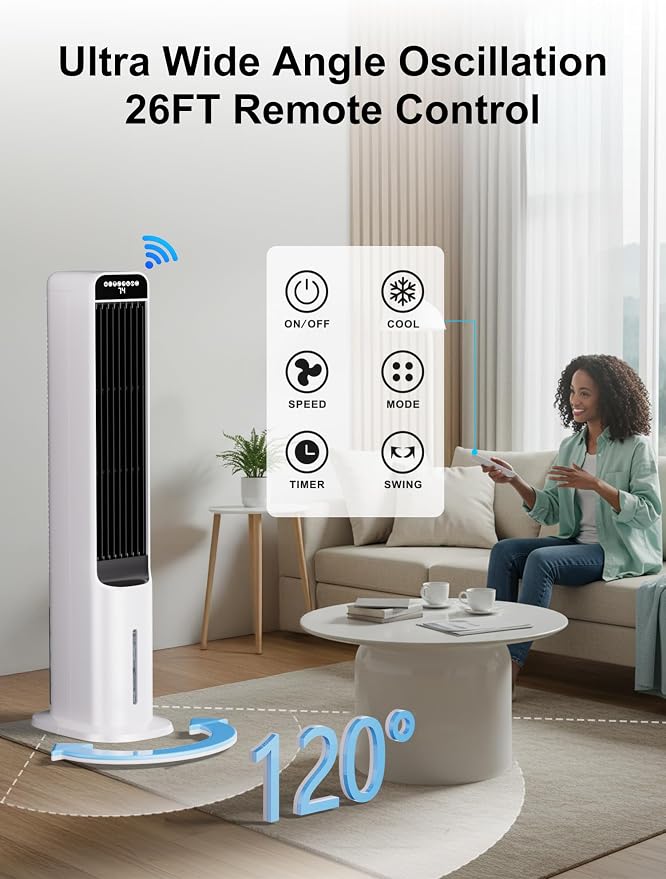 KEGIAN Windowless Portable Air Conditioners, Evaporative Air Cooler - Image 7