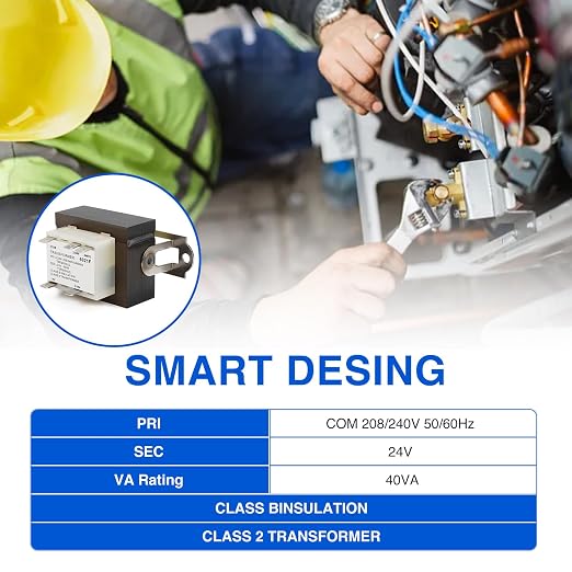 240V to 24V Transformer 0130M00138S, Compatible - Image 2