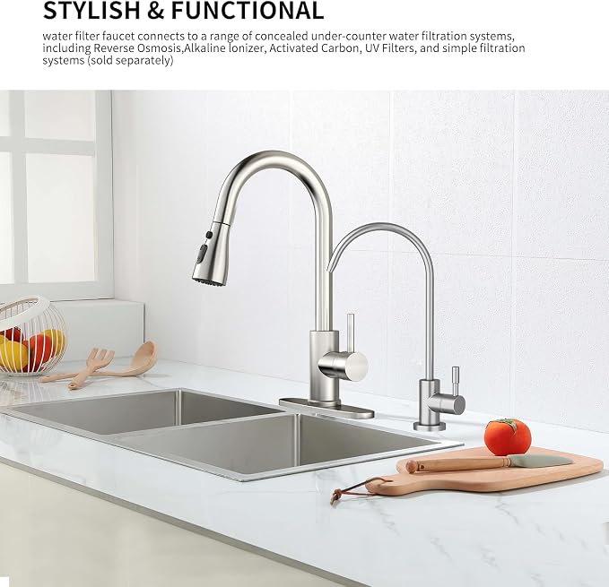 Kitchen Sink Faucet with Pull - Image 3