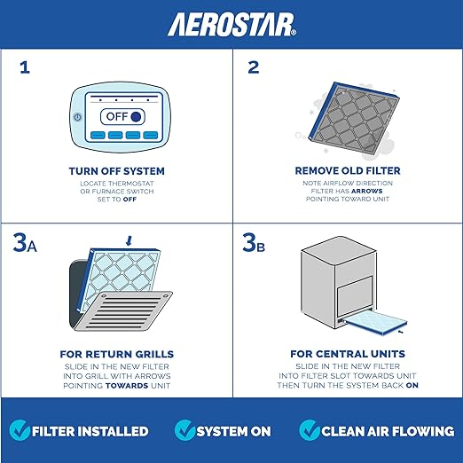 Aerostar 18x20x1 MERV 11 - Image 2