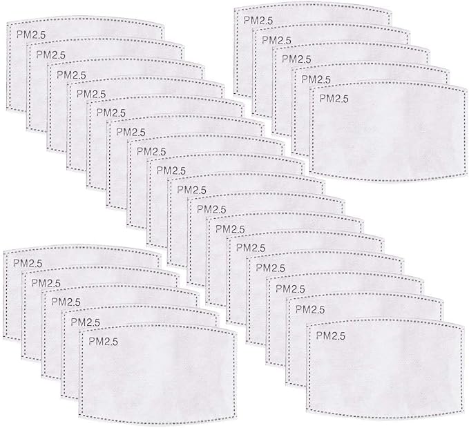 50Pieces PM - 2.5 Anti Dust Activated Carbon Filter 5 Layers Replaceable Anti - Image 2