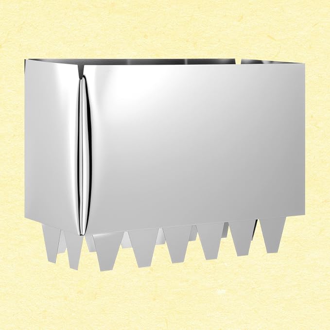 MorningRo 1 Pcs HVAC Metal Register Collar 4" x 8" x 6" Deep Installation Tabs - Image 4