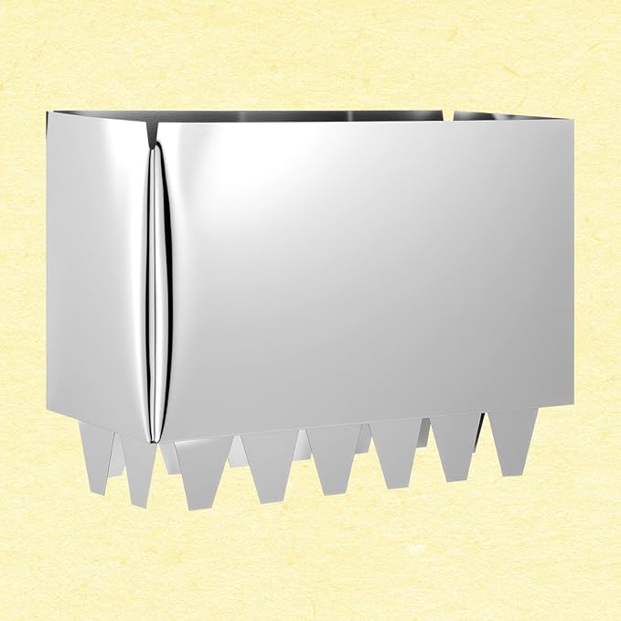 MorningRo 4 Pcs HVAC Metal Register Collar 4" x 10" x 6" Deep Installation Tabs - Image 3