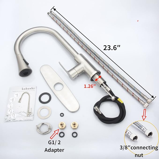 Single Handle Kitchen Faucet - Image 5