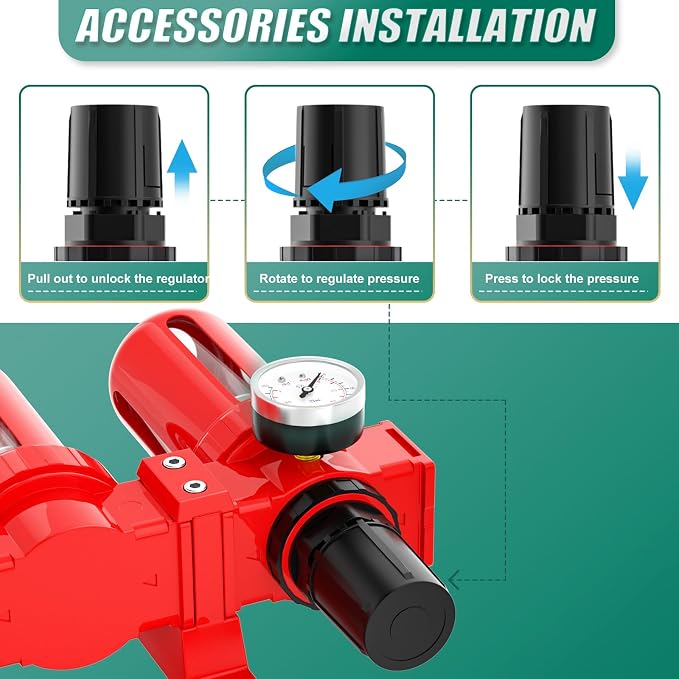 Industrial Grade 4-Stage Aluminum Air Drying System, 3/8 Inch NPT, 0-150 PSI - Image 5