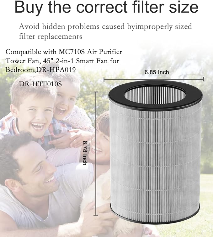 2 Pack DR-HPA019 Replacement Filter Compatible - Image 4