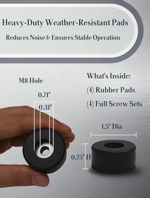 Anti Vibration Rubber Feet, Mechanical Vibration Damping Pads & Bumpers - Image 5