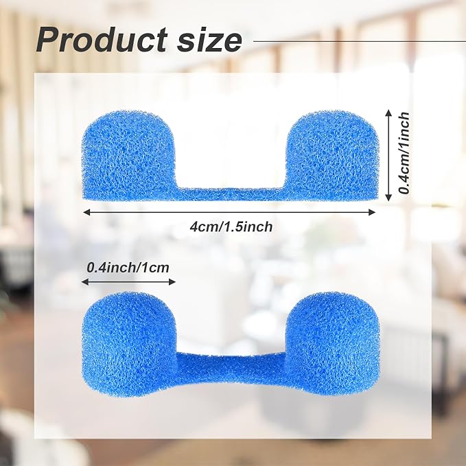 Tondiamo 100 Pieces Nose Plug Filter Disposable Nose Filter Sponge - Image 2