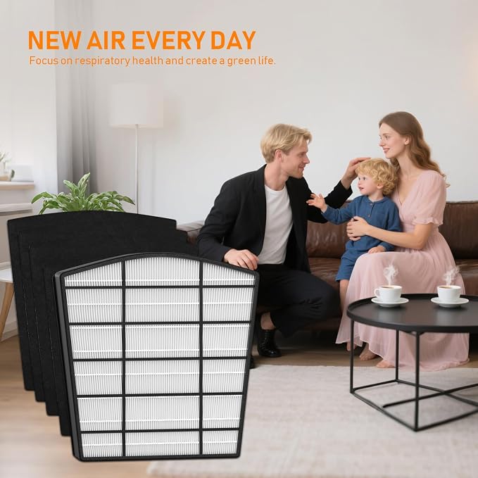 HP800 HEPA Replacement Filter Set Compatible - Image 6