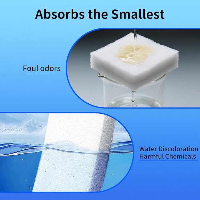 Aquarium Filter Floss 12"x72"x1" Thick Multi-Layer Filter Floss - Image 3