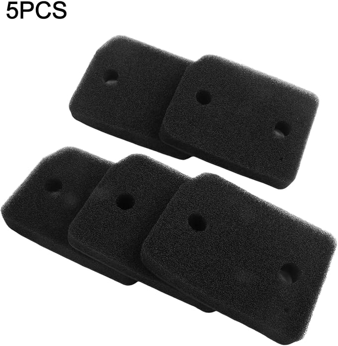 5 Pack Black Sponge Filter Mat For Replacement Foam Filters For Dust Control - Image 3