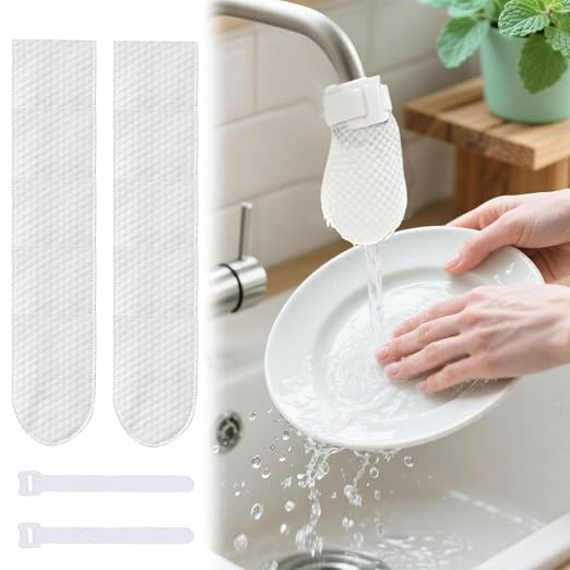 50 Pack High Density Faucet Filter, Fine Fiber Mesh Water Purifier - Image 7