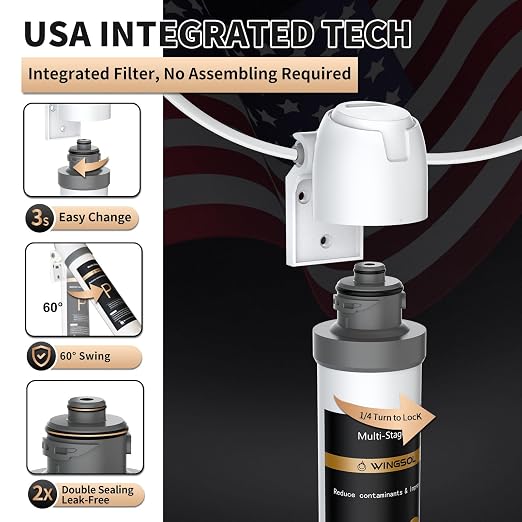 WINGSOL Under Sink Water Filter System - Image 7