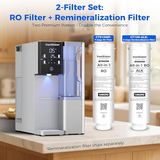CT910G Alkaline Mineral Countertop Reverse Osmosis Water Filter - Image 2