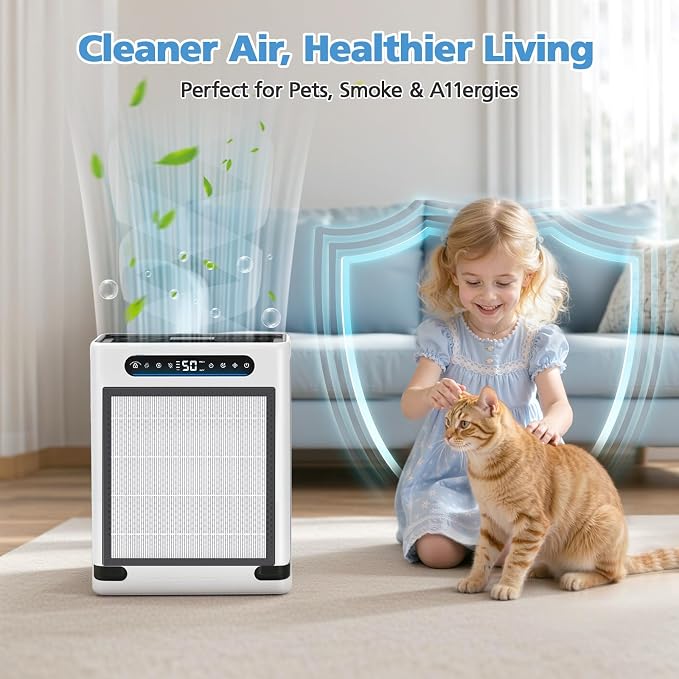 4 Pack HAP605 Air Purifier Filter, Air Purifier Replacement Filter - Image 7