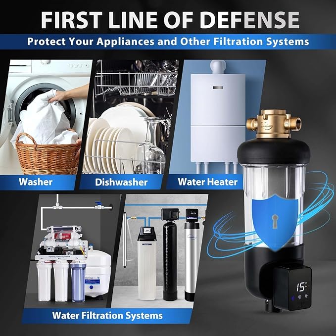 iSpring WSP100ARJ Spin-Down Sediment Water Filter, Upgraded Jumbo Size - Image 4