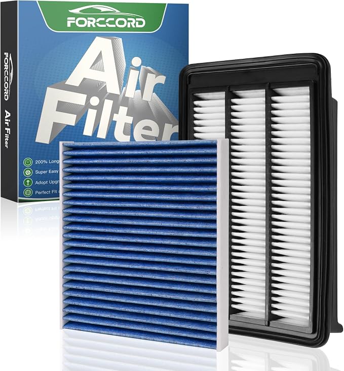 Engine & Cabin Air Filter Kit by Forccord
