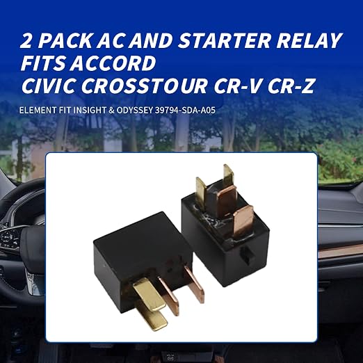 Anxingo 2 Pack G8HL-H71 AC and Starter Relay 39794-SDA-A05 39794-SDA-A03 - Image 5