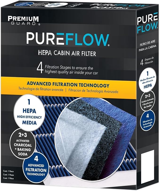 PureFlow HEPA Cabin Air Filter PC4068HX | Fits 2011-2019 Ford Explorer - Image 2