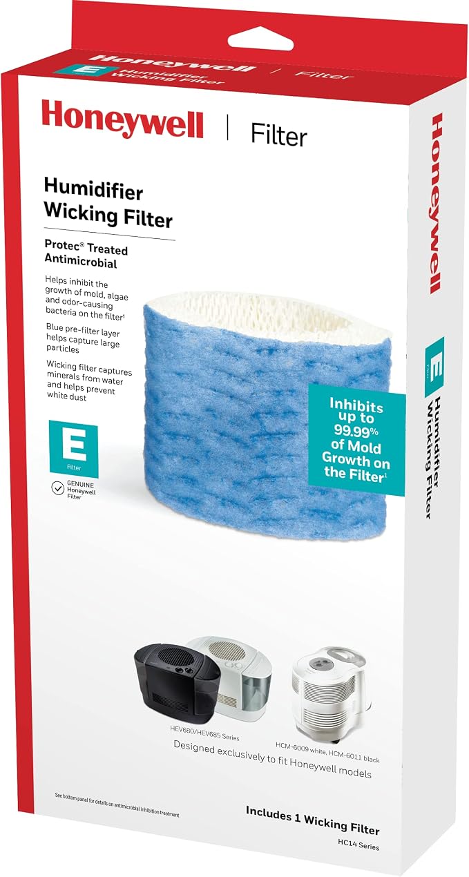 Honeywell HC14PF1 Replacement Wicking Filter E, 1 pack by HoneywellPluggedIn