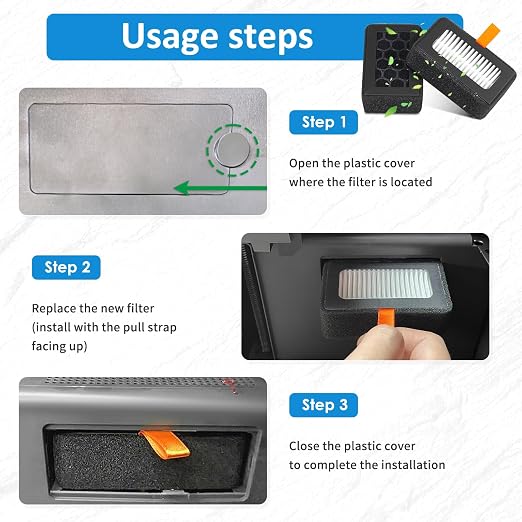 2 Pcs P1S HEPA Filter for Bamboo Lab, 13 Activated Carbon Combo Air Filters - Image 6