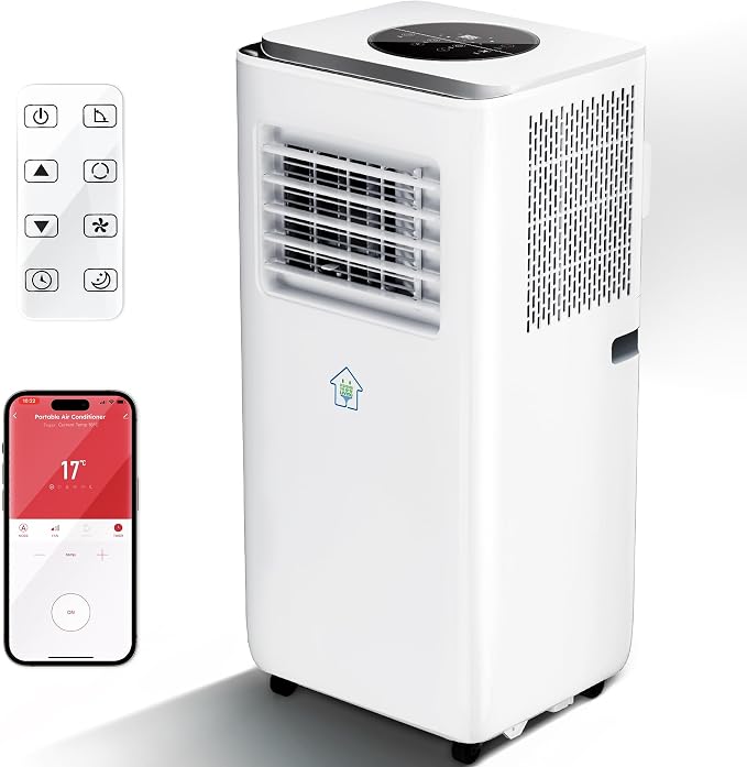 8000BTU Portable Air Conditioners Smart AC Unit by WATTSMART
