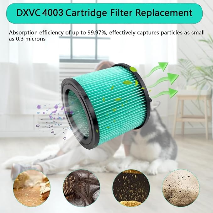 DXVC4003 HEPA Cartridge Filter Replacement Fit - Image 5