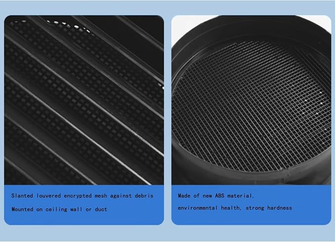 ABS Fresh Air System Exhaust Air Outlet Slant Louver Air Outlet - Image 6