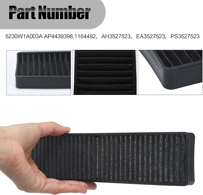 3 Pack Grease Filter & Charcoal Filters Set - Image 4
