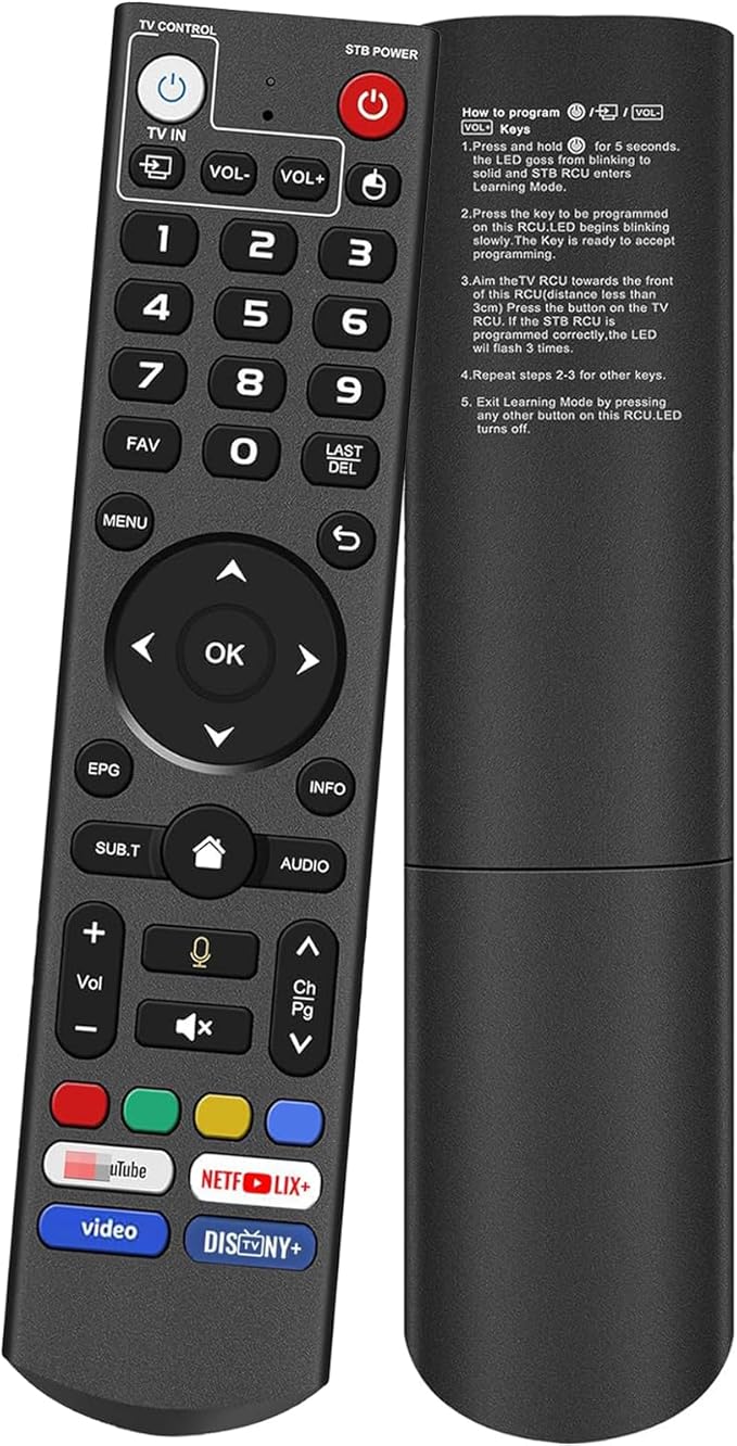 Replacement Voice Remote fit for vSeeBox V3 Pro, Compatible by Unknown