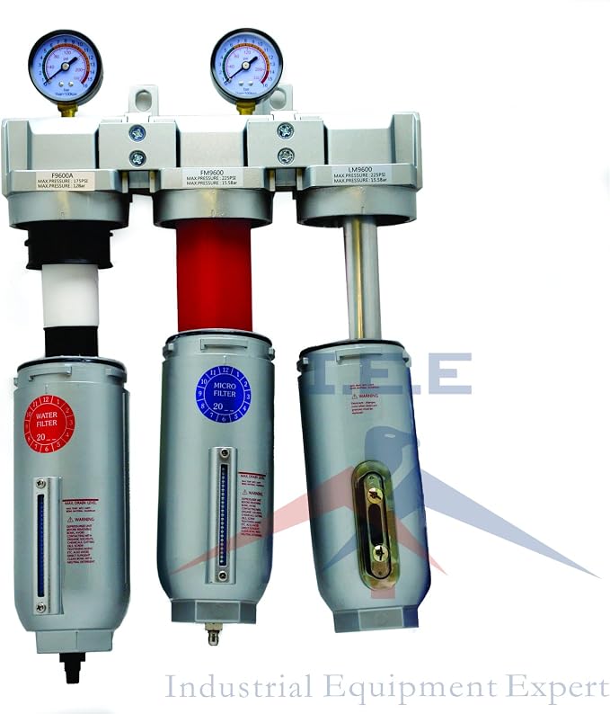 1" Inline Compressed Air Regulator Filter Desiccant Dryer Moisture Separator 4 - Image 3