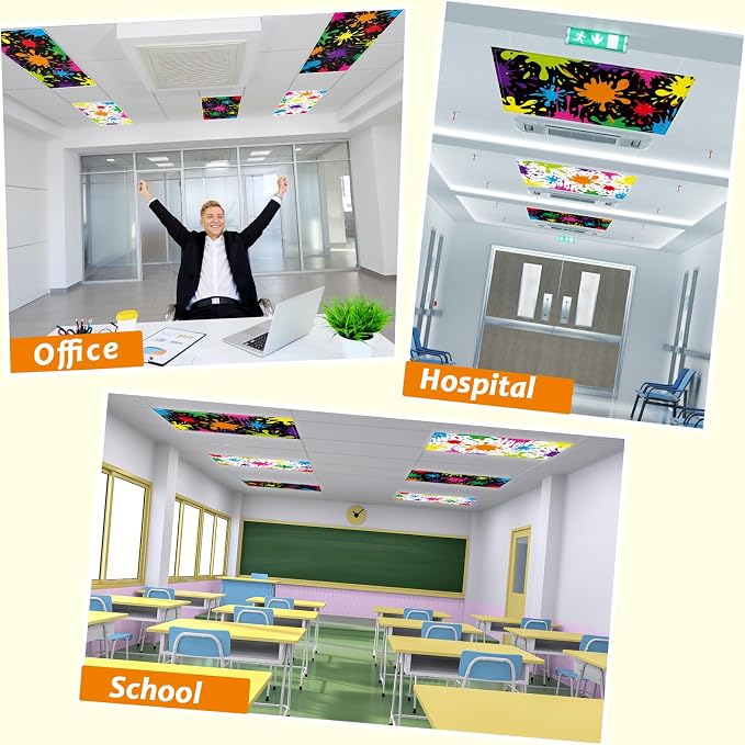 6 Pcs Fluorescent Light Covers - Image 5