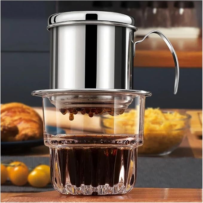 Stainless Steel 304 Vietnamese Coffee Filter Cup Drip Pot Simple And Portable - Image 7