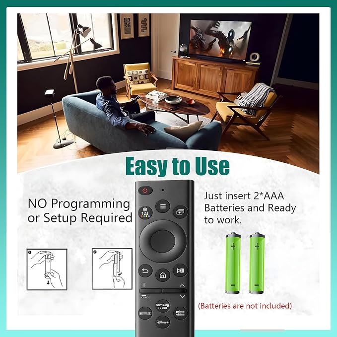 Replacement for Samsung TV Remote, BN59-01385A for 2018-2025 All Samsung Smart - Image 5