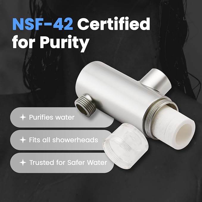 NSF 42 Certified Universal & Easy Installation Shower Filter - Image 2