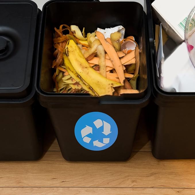 Zerodeko 12pcs Garbage Sorting Stickers - Image 5