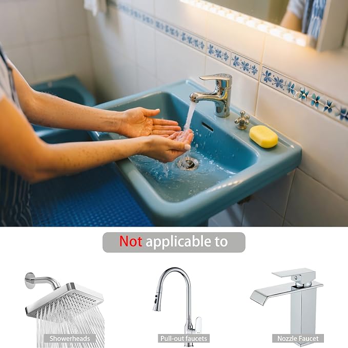 12 pcs Faucet Adapter Kit, CNYMANY Kitchen Aerator Adapter Set Male Female Sink - Image 5