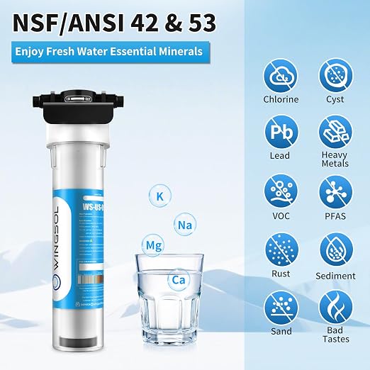 Under Sink Water Filter System, NSF/ANSI 42&53 Improve Taste, EZ Change Life - Image 9