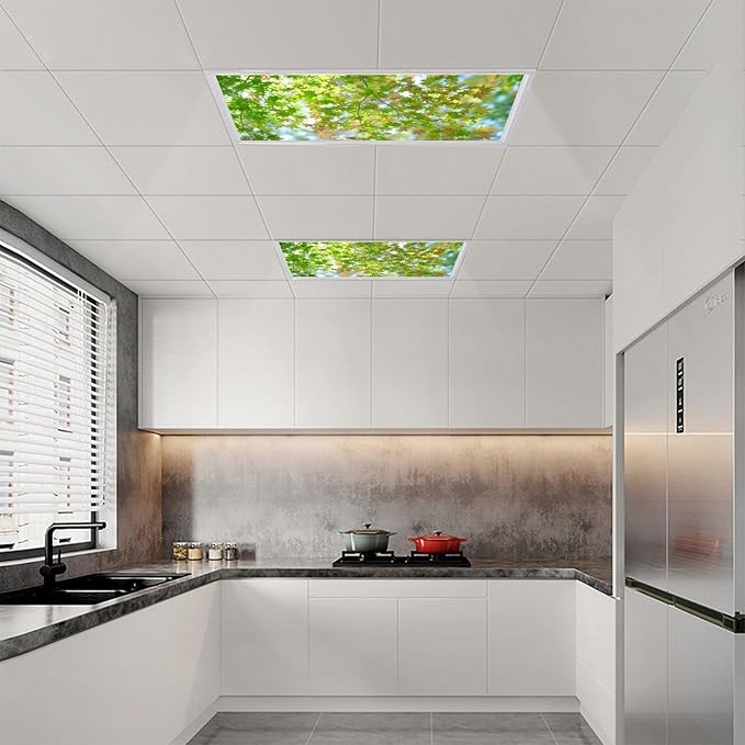 2PCS Maple Tree Magnetic Fluorescent Light Covers - Image 6