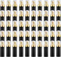 2 Oz Empty Foam Pump Bottle (50 PCS) Travel Foaming Soap Dispenser for Hand Soap, Lash Shampoo Cleanser (Black&Gold Pump&Clear Cap)