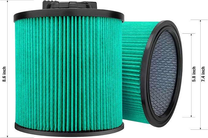 DEWALT Shop Vac Filters, DXVC6914 HEPA Cartridge Filter, Vacuum Filter - Image 6