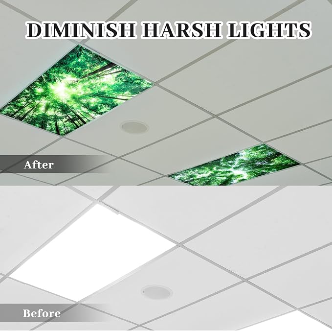Tujoe 2 Pcs Fluorescent Light Covers - Image 3