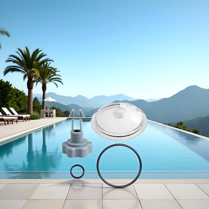 SF80110-1 Leaf Trap Cover Lid, Pool Leaf Trap Cover Lid, O-Ring & Valve - Image 9